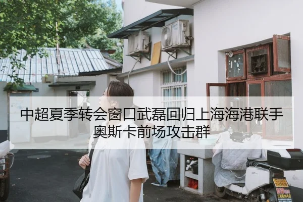 中超夏季转会窗口武磊回归上海海港联手奥斯卡前场攻击群